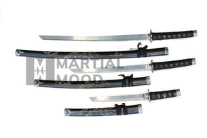 Lot de 3 katanas sur pieds - martialmood